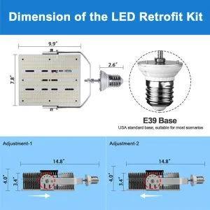 led retrofit kits for 1000w metal halide