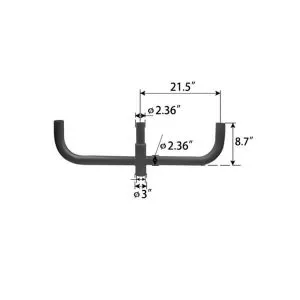 bull horn mounting kit