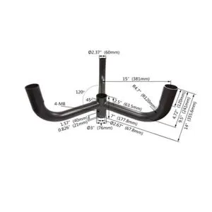 bullhorn floodlight mounting bracket