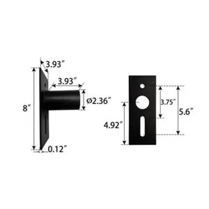 tenon mount for lighting fixture