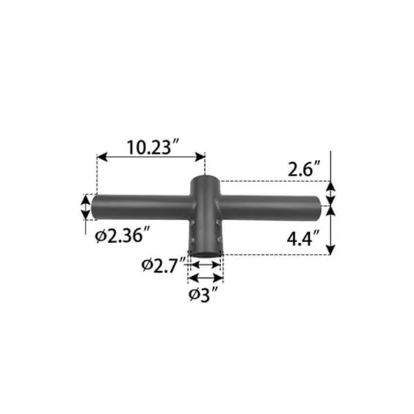 twin spoke arm bracket