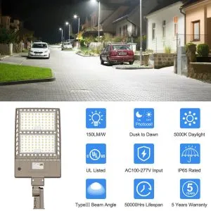 480 volt led parking lot lights 320w